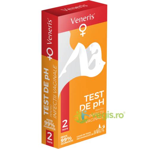 Test Veneris de pH pentru Infectii Vaginale 2buc.