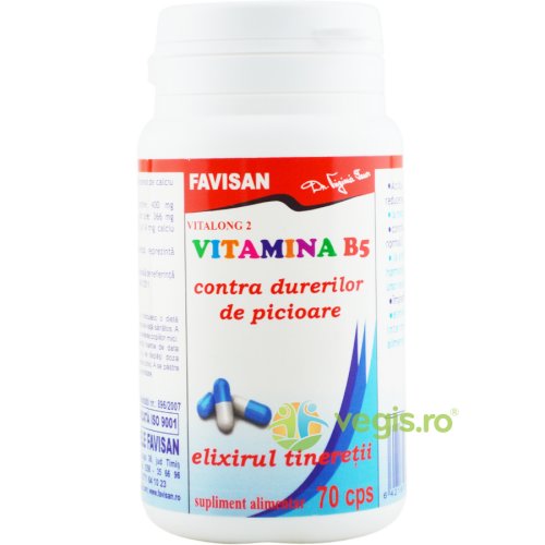 Vitalong 2 cu Vitamina B5 70cps