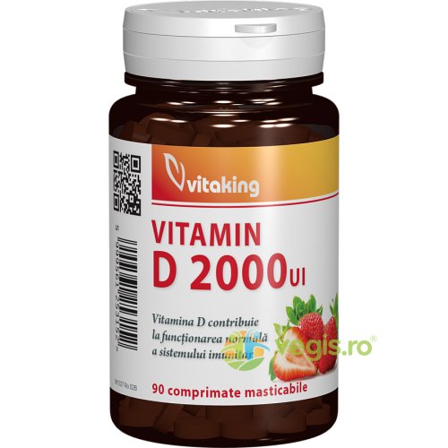 Vitamina D3 2000I.U 90cpr masticabile
