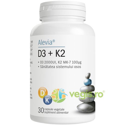 Vitamina D3+K2 30cps