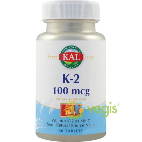 Vitamina K-2 100mcg 30tb