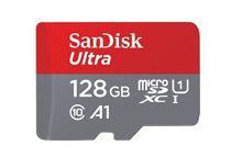 Card de memorie Sandisk microSDXC ULTRA 128GB Clasa 10 A1 UHS-I + adaptor SD