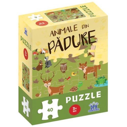 Nedefinit - Animale din padure - puzzle 3 ani+