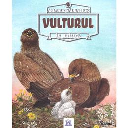 Animale salbatice in natura: Vulturul - Renne, editura Didactica Publishing House