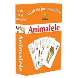  Animalele - Carti de joc educative , editura Gama