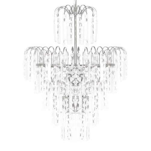 Totulperfect - Aplica perete cristale pentru sufragerie, dinning, dormitor, crystal lux silver s1