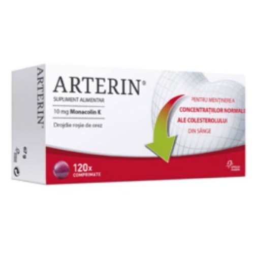Arterin Omega Pharma Hipocrate, 120 comprimate