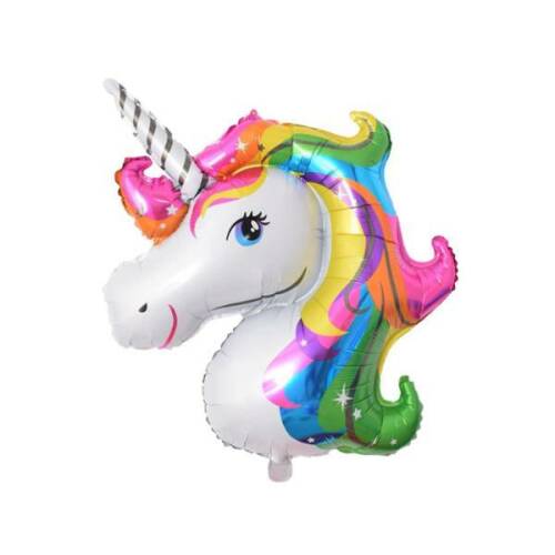 Cooblo Play - Balon folie figurina unicorn mare, 90 x 110 cm, conceptool