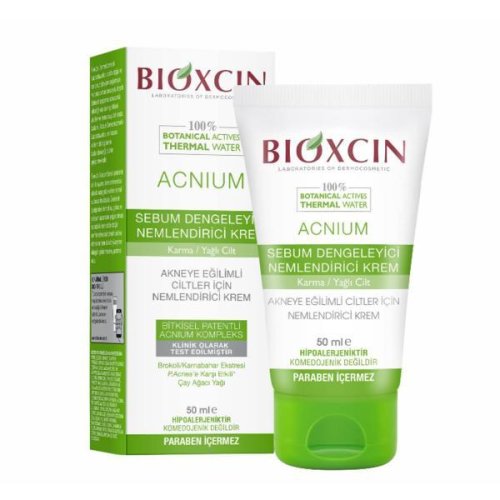 Bioxcin Acnium Crema Tratament Anti-Acnee & Cosuri 50 ml