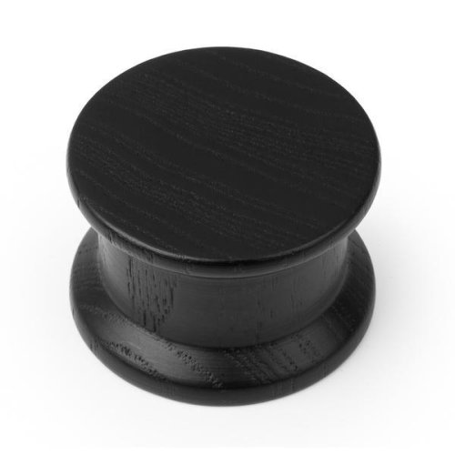 Buton pentru mobila OH! Wood, finisaj negru mat lacuit, Ø:40 mm