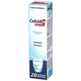 Calcidin Zdrovit, 20 comprimate efervescente
