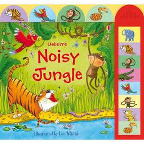 Usborne Publishing - Carte cu sunete cu tematica jungla 3 ani + autor usborne