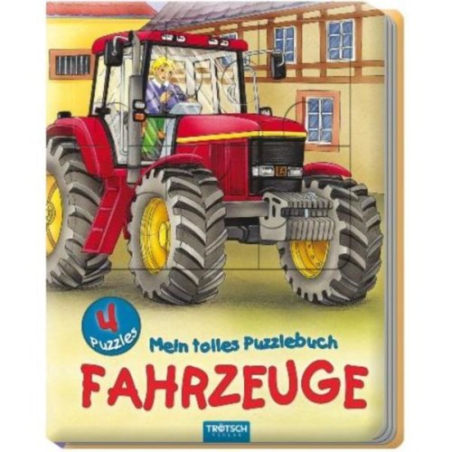 Carte de activități cu puzzle, pentru copii, în limba germană, 10 pagini, 3-9 ani