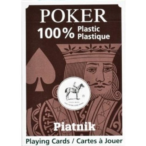 Nedefinit - Carti de joc piatnik - poker 100% plastic black