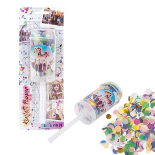 Oem - Confetti color, mini tub cu presiune 17.8 cm, 12g, 7toys