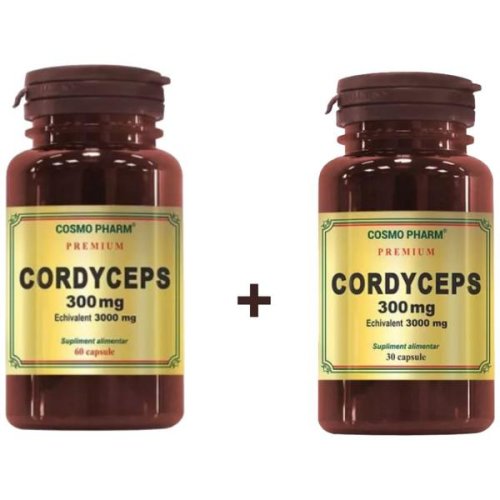 Cordyceps 300 mg, Cosmo Pharm Premium, 60 + 30 capsule