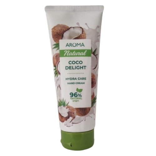 Crema de Maini cu Extract de Cocos - Aroma Natural Coco Delight Hydra Care Hand Cream, 75 ml