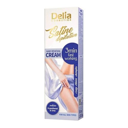 Delia Cosmetics - Crema depilatoare pentru toate tipurile de piele 3 minute - hair removal cream 3 minutes fast working, 100 ml