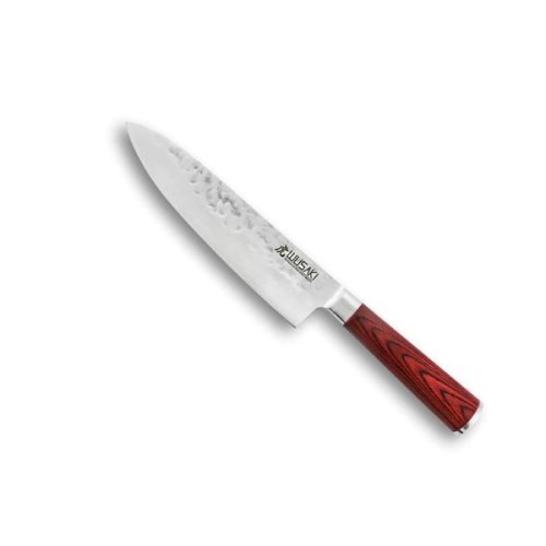 Oem - Cutit chef knife lama otel x50 20 cm model japonez, maner pakkawood, lemn laminat