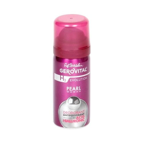 Deodorant Antiperspirant cu Acid Hialuronic Gerovital H3 Evolution - Pearl Woman, 40ml