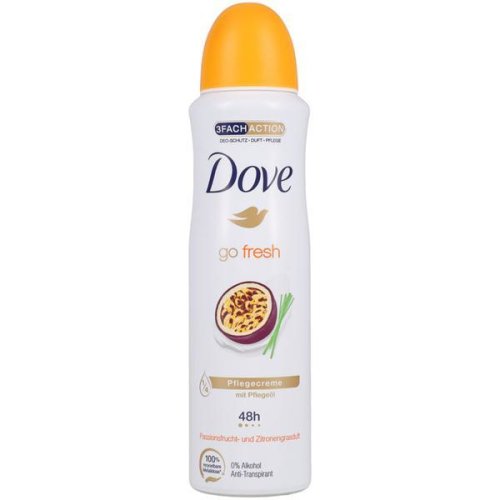 Deodorant antiperspirant spray, Dove, Passion Fruit & Lemongrass Scent, 150 ml