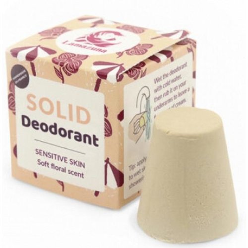 Deodorant Solid pentru Piele Sensibila Floral Zero Waste Lamazuna, 30 g