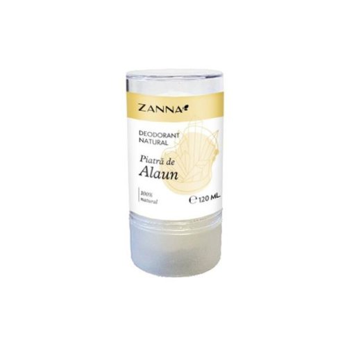 Deodorant Stick Natural din Piatra de Alaun Zanna, 120 ml