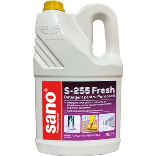 Detergent Profesional pentru Pardoseli S-255 - Sano Professeional Floor S-255, 4000 ml