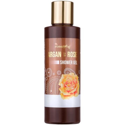 Fine Perfumery - Gel de dus cu ulei de argan si apa de trandafiri argan rose shower gel, 180ml