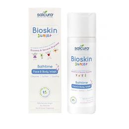 Salcura Natural Skin Therapy - Gel de dus pentru copiii si bebelusii cu pielea uscata cu eczeme bioskin salcura, 200ml