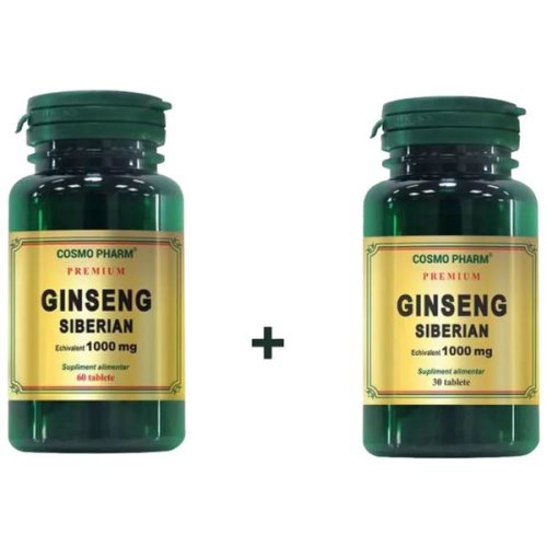Ginseng Siberian 1000 mg, Cosmo Pharm Premium, 60 + 30 capsule