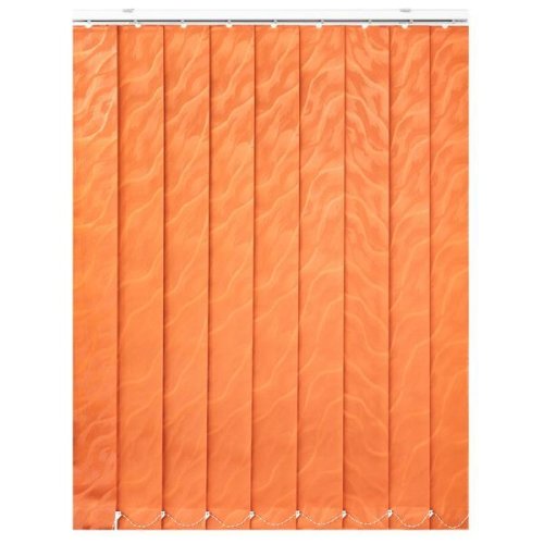 Mc&a - Jaluzele verticale textile , beata portocaliu deschis , l 145 cm x h 230 cm
