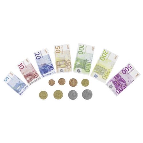 Goki - Joc de rol - bani de jucarie - bancnote si monede euro