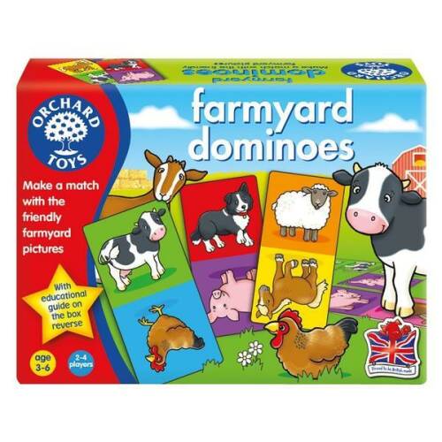 Joc educativ - Farmyard Dominoes. Domino, Ferma 