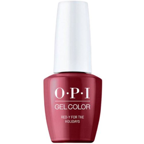 Lac de Unghii Semipermanent - OPI Gel Color Shine Bright Red-y For the Holidays, 15 ml