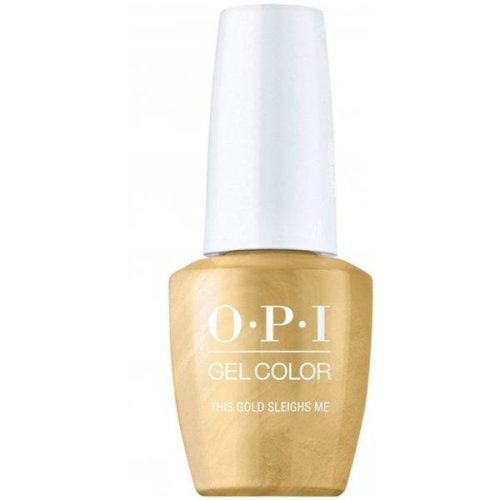 Lac de Unghii Semipermanent - OPI Gel Color Shine Bright This Gold Sleighs Me, 15 ml