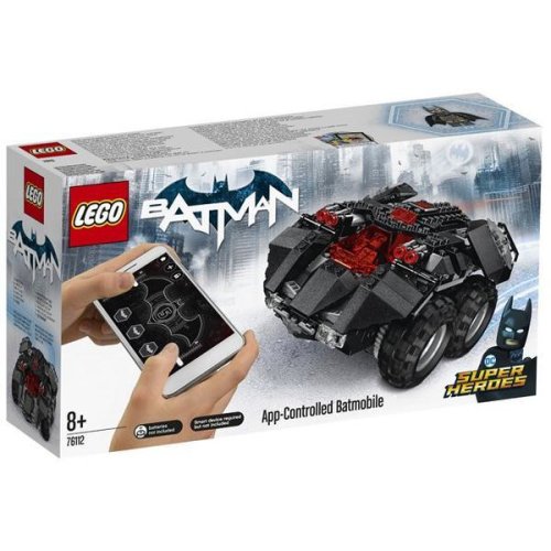 Lego Super Heroes - Batmobil controlat de aplicatie, 76112, 8+