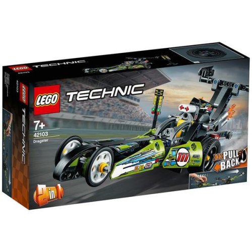 LEGO Technic - 42103 DRAGSTER pentru 7+ ani