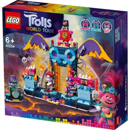 LEGO Trolls - 41254 Concertul din orasul Volcano Rock pentru 6+