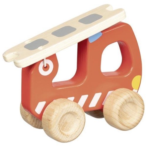 Goki - Masina de pompieri - jucarie din lemn pentru joc de rol