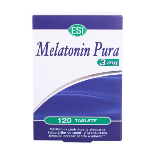 Melatonina Pura 3 mg ESI, 120 comprimate