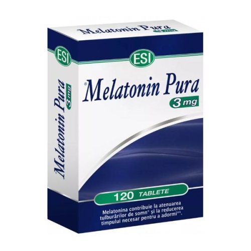 Melatonina Pura 3 mg, Esitalia, 120 tablete