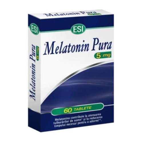 Melatonina Pura 5 mg, Esitalia, 60 tablete