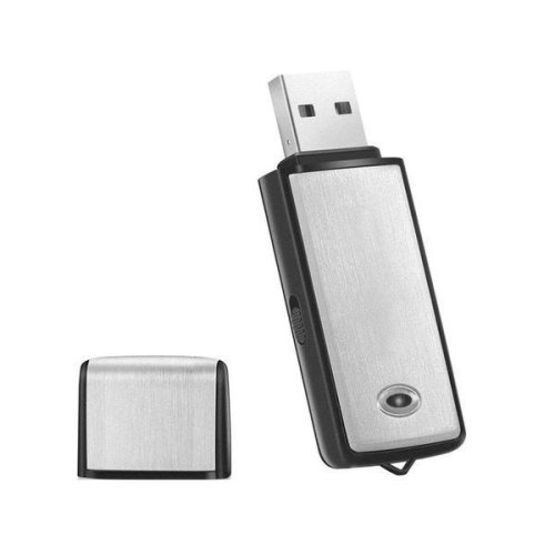Mini reportofon in forma de stick USB, 8 GB, negru - Gonga