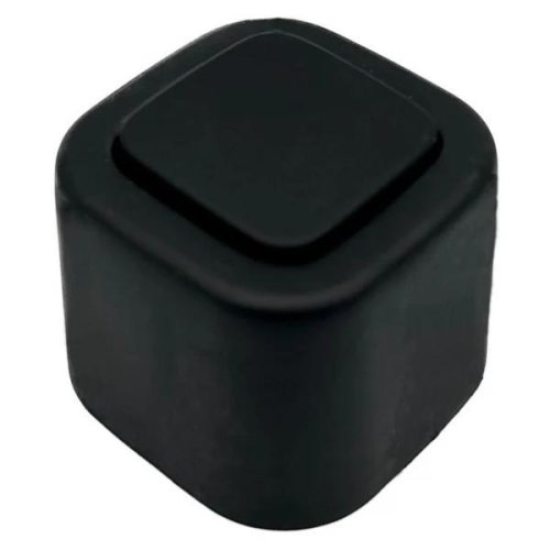 Cebi - Opritor pentru usa square, finisaj negru mat cb, 40x40 mm