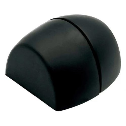 Cebi - Opritorul pentru usa oval, finisaj negru mat cb, 41x40x25 mm