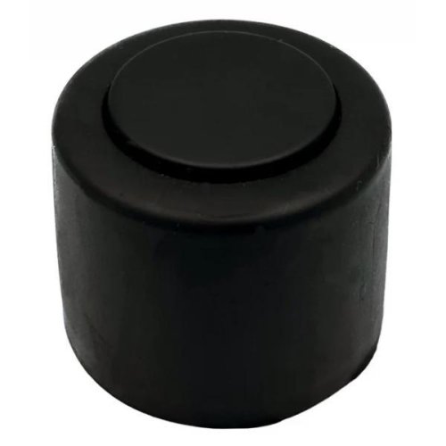 Cebi - Opritorul pentru usa round, finisaj negru mat cb, ø: 40 mm
