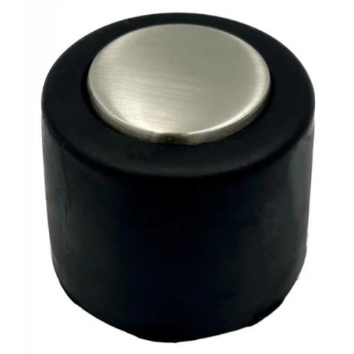 Cebi - Opritorul pentru usa round, finisaj nichel satin/negru mat cb, ø:40 mm