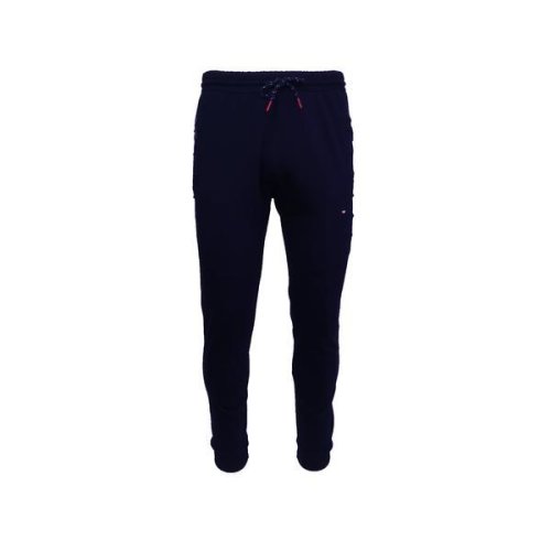 Pantaloni trening barbati Univers Fashion, 2 buzunare laterale si un buzunar la spate cu fermoare, culoare albastru, slim fit, 3XL