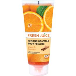 Peeling corporal cu extracte de portocala si scortisoara Fresh Juice, 200ml